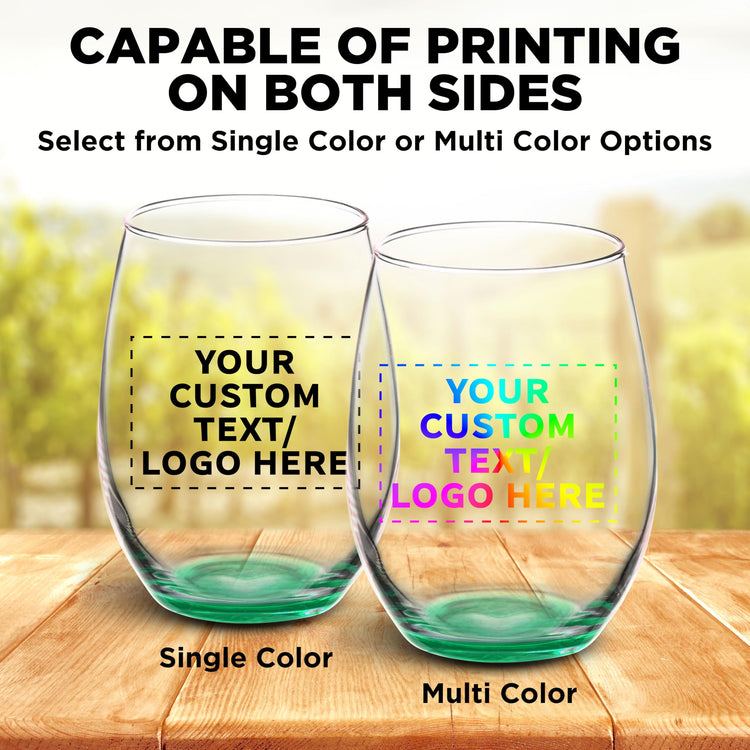 10 ARC Stemless Wine Glasses Set (10 Count)