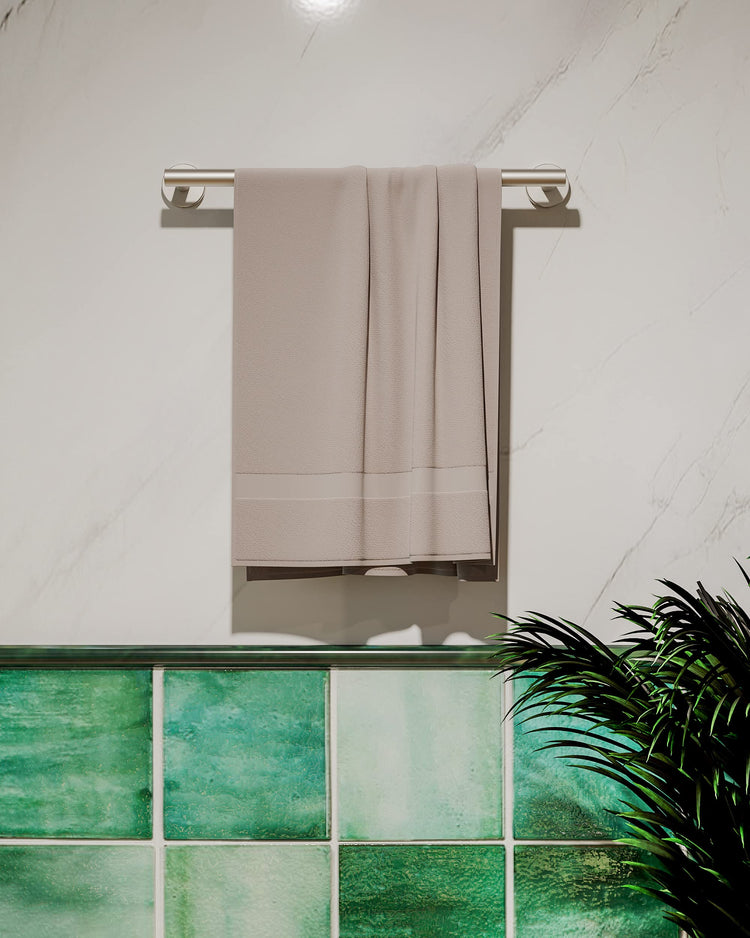 18 Inches Brushed Grey Towel Bar for Bathroom Kitchen Hand Towel Holder Dish Cloths Hanger SUS304 Stainless Steel RUSTPROOF Wall Mount