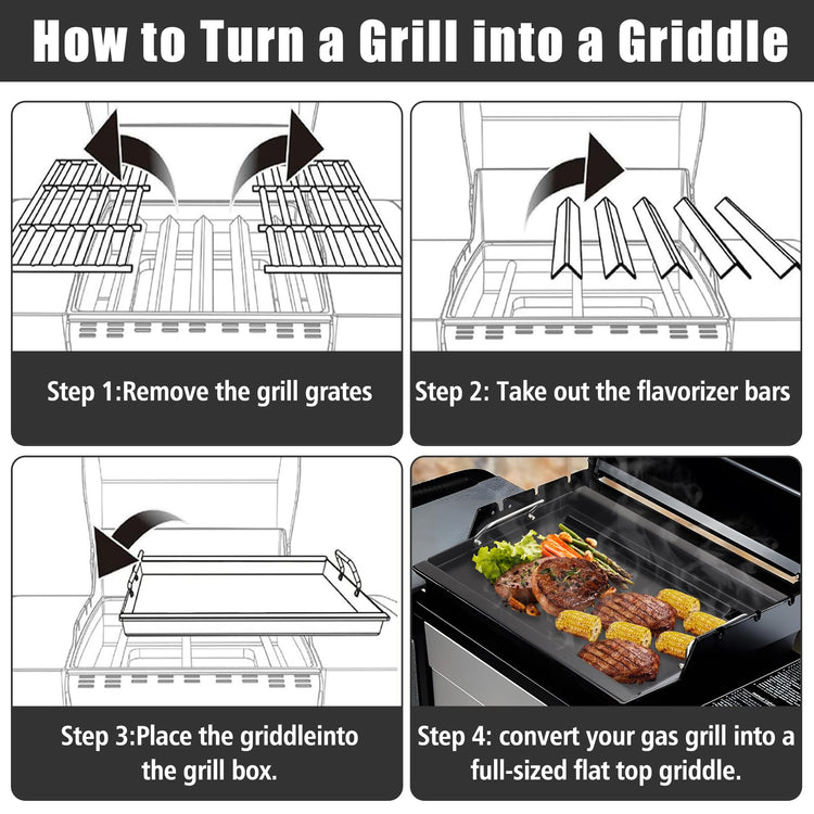 Full Size Griddle Insert for Nexgrill 4