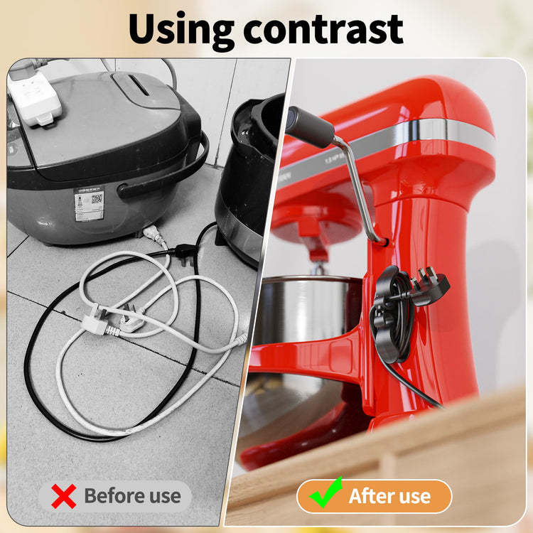 6PCS Upgraded Cord Organizer for Appliances (6 Count)