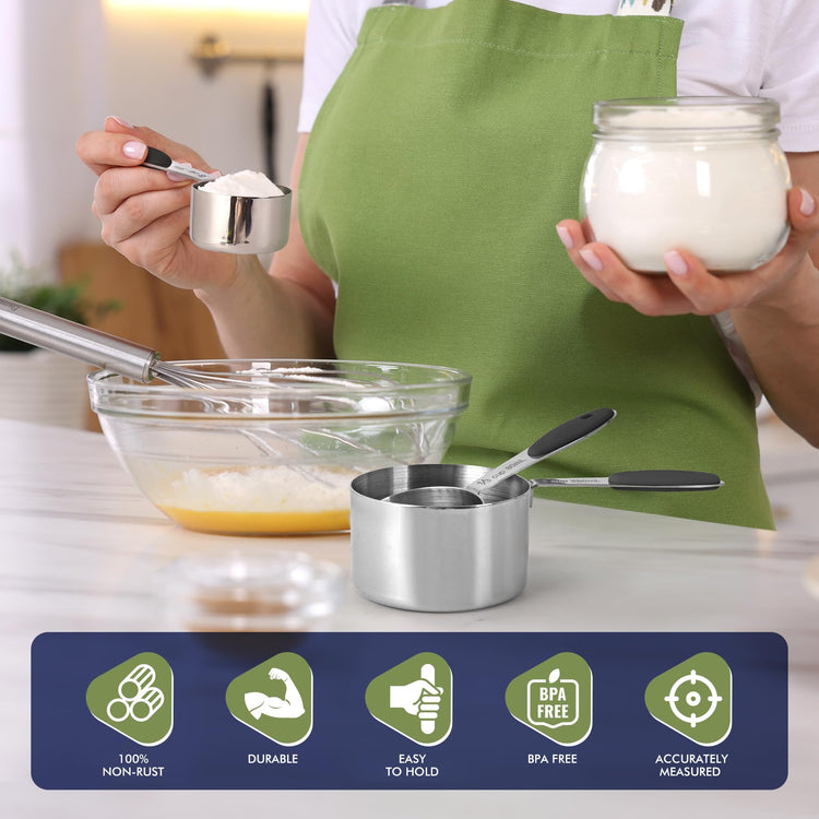 10 PACK Measuring Cups and Spoons Set (10 Count)