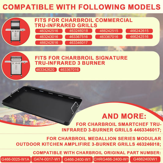 Full Size Griddle Insert for Charbroil Commercial TUR