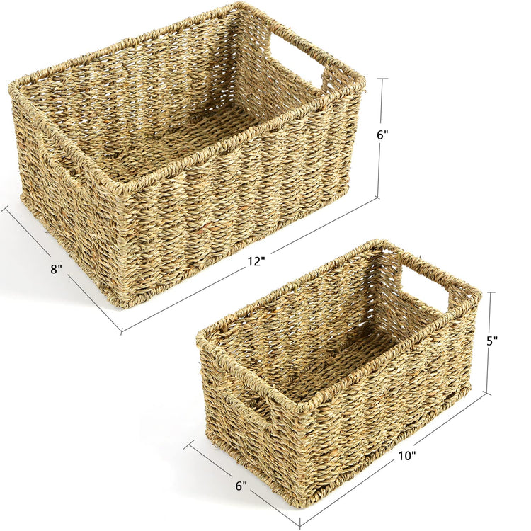 Wicker Baskets for Storage (2 Count)