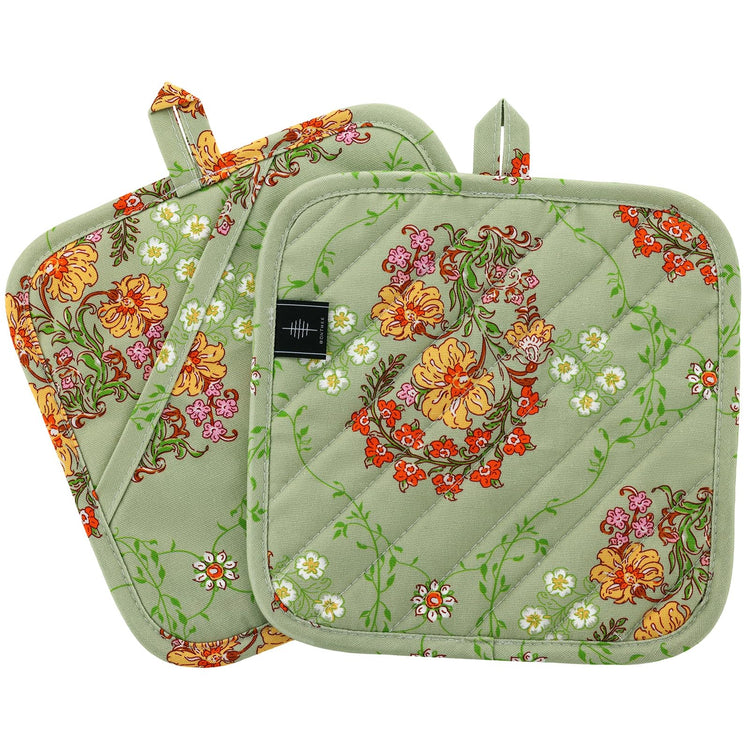 Pot Holders for Kitchen Heat Resistant Hot Pads for Countertops Oven Pot Holders Cotton Potholders for Kitchen Cooking Baking