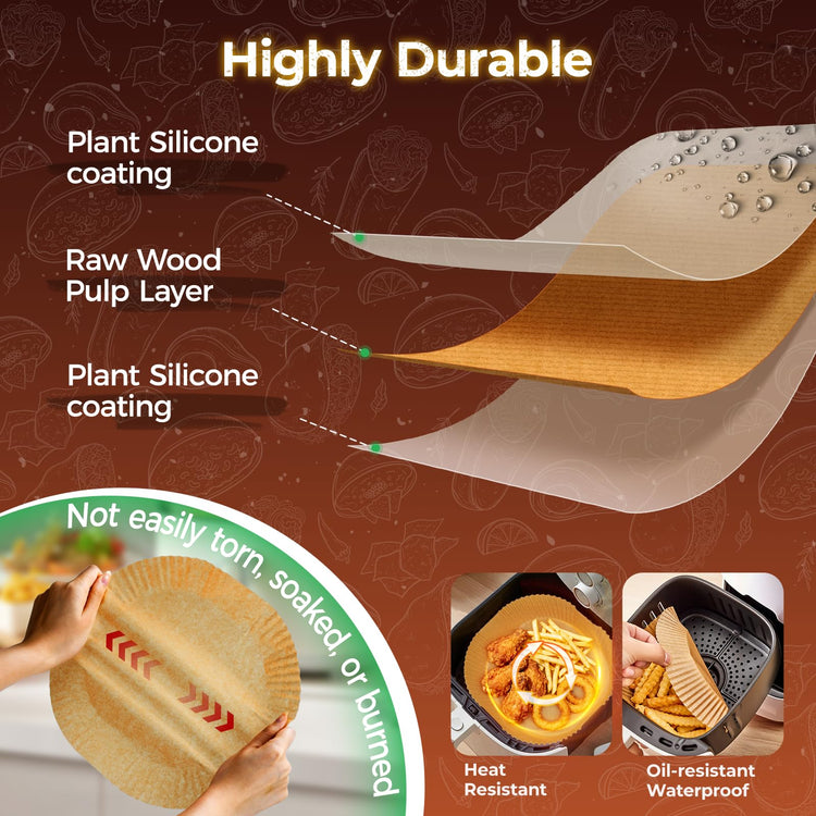 Air Fryer Liners Disposable (150 Count)