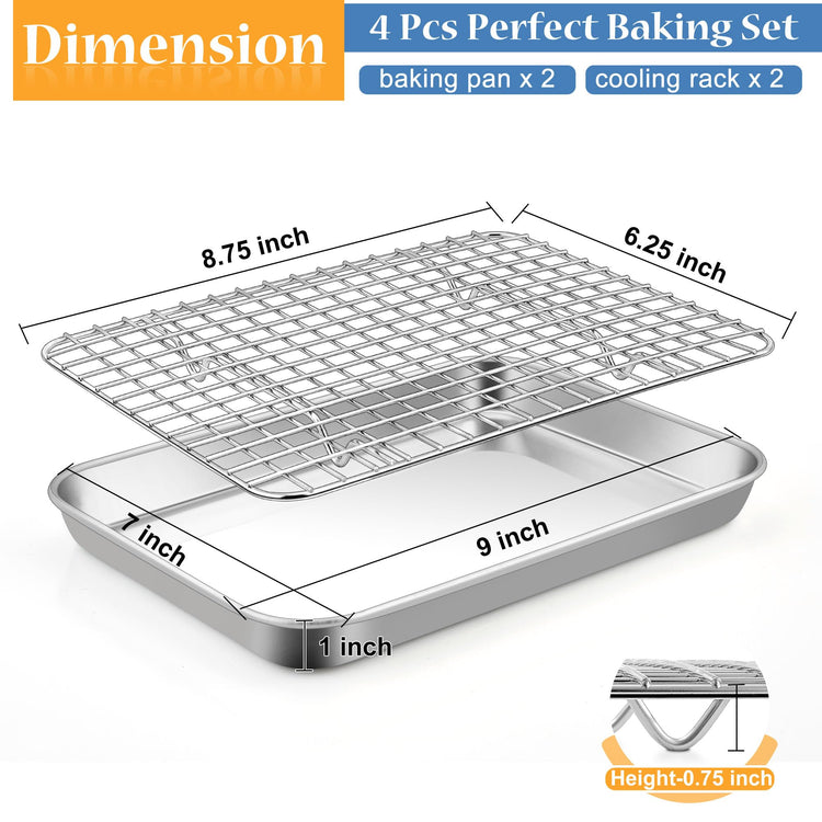 Cookie Sheets with Cooling Racks (2 Count)