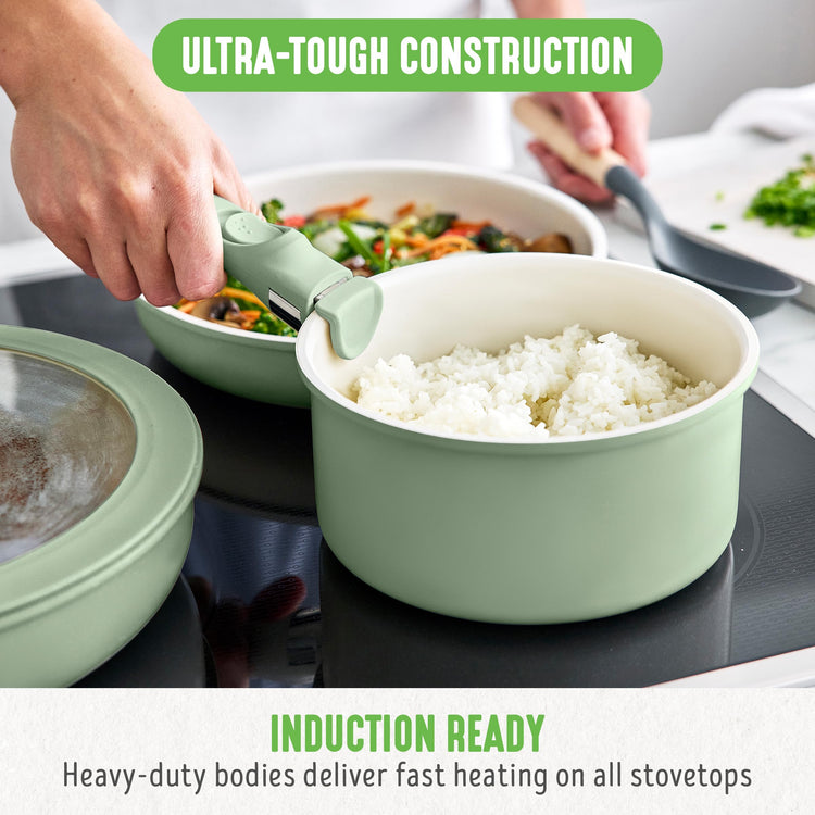 10 Piece Nonstick Pots & Pans Set