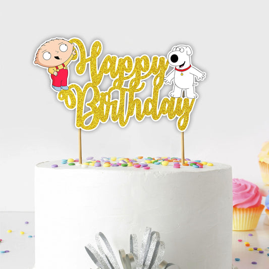 Stewe Grifin Happy Birthday Cake Topper