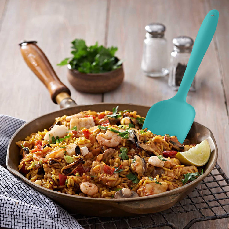 5 Piece Silicone Spatulas Set with Tongs