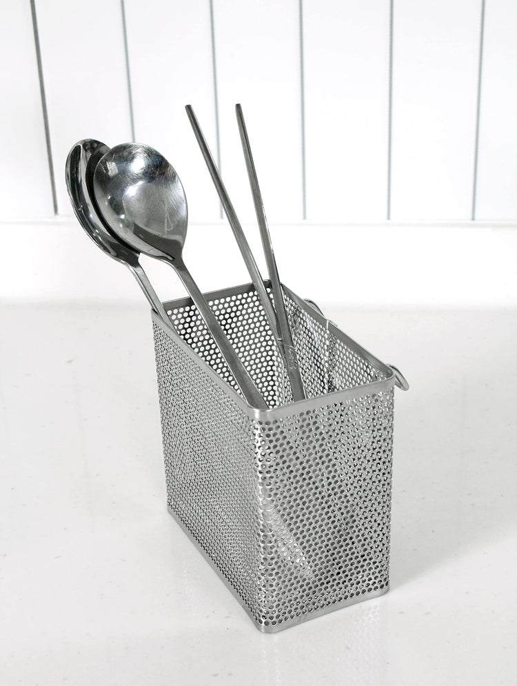 Kitchen Utensil Chopsticks Perforated Holder with Hooks