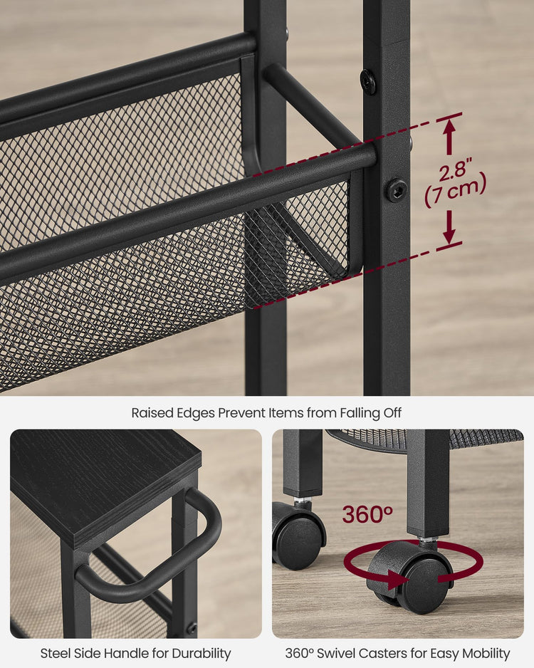 Slim Rolling Cart