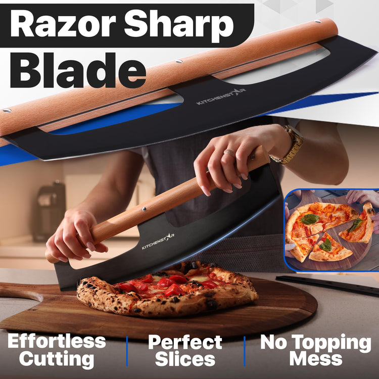 16 Inch Pizza Cutter Rocker Blade