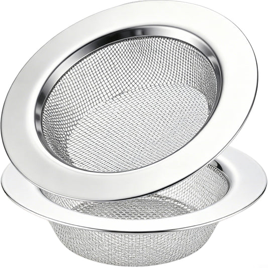 2 PCS Kitchen Sink Strainer Stainless Steel (2 Count)