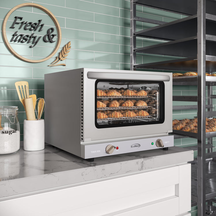 19 in. Countertop Convection Oven for Quarter