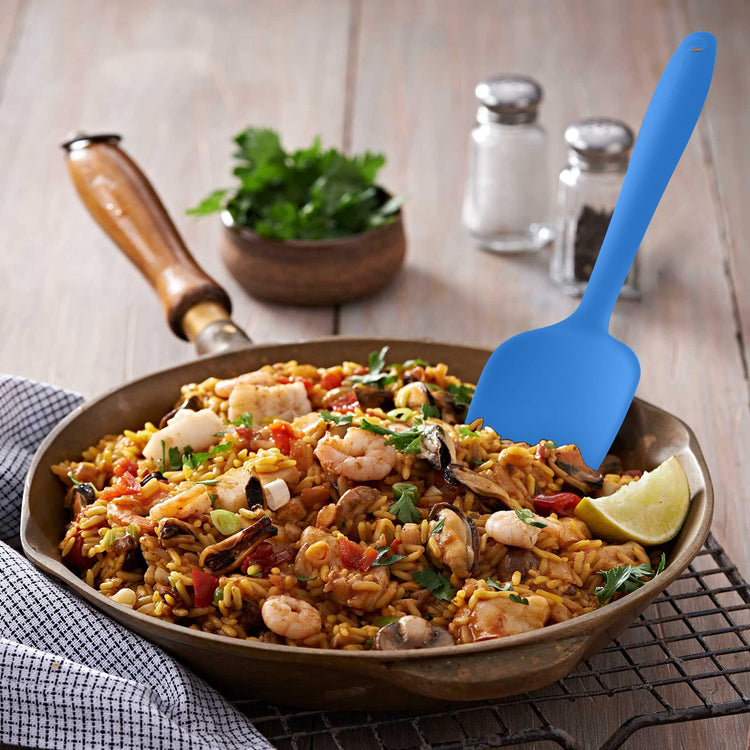 5 Piece Silicone Spatulas Set with Tongs