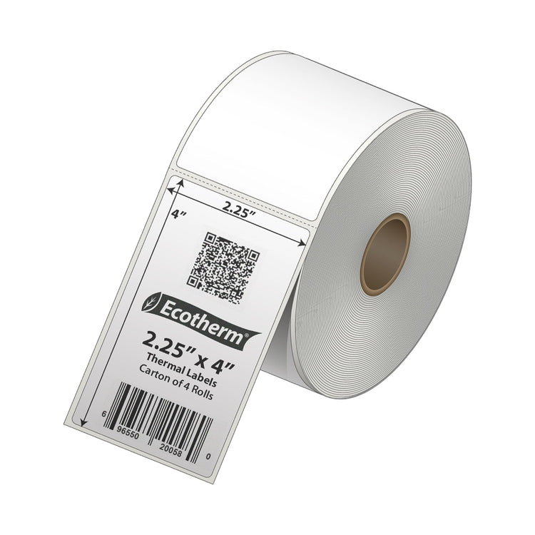 2.25" x 4" Thermal Labels (1440 Count)
