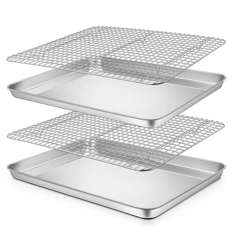 17.5 Inch Baking Sheet Pan and Cooking Rack