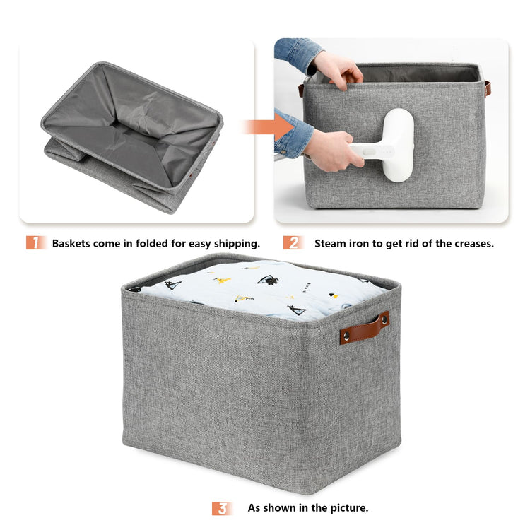 Large Storage Baskets (3 Count)