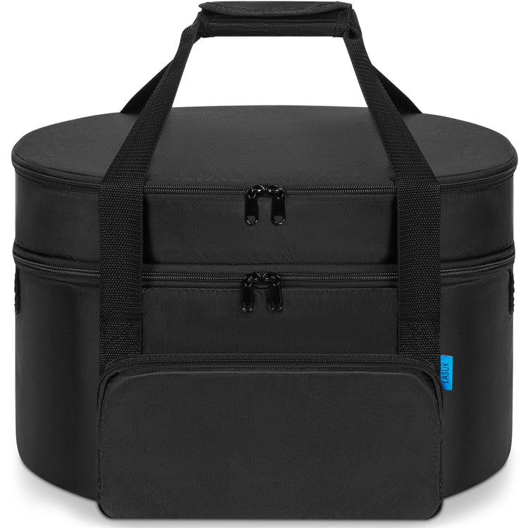 Double Layer Slow Cooker Travel Bag Compatible with 6
