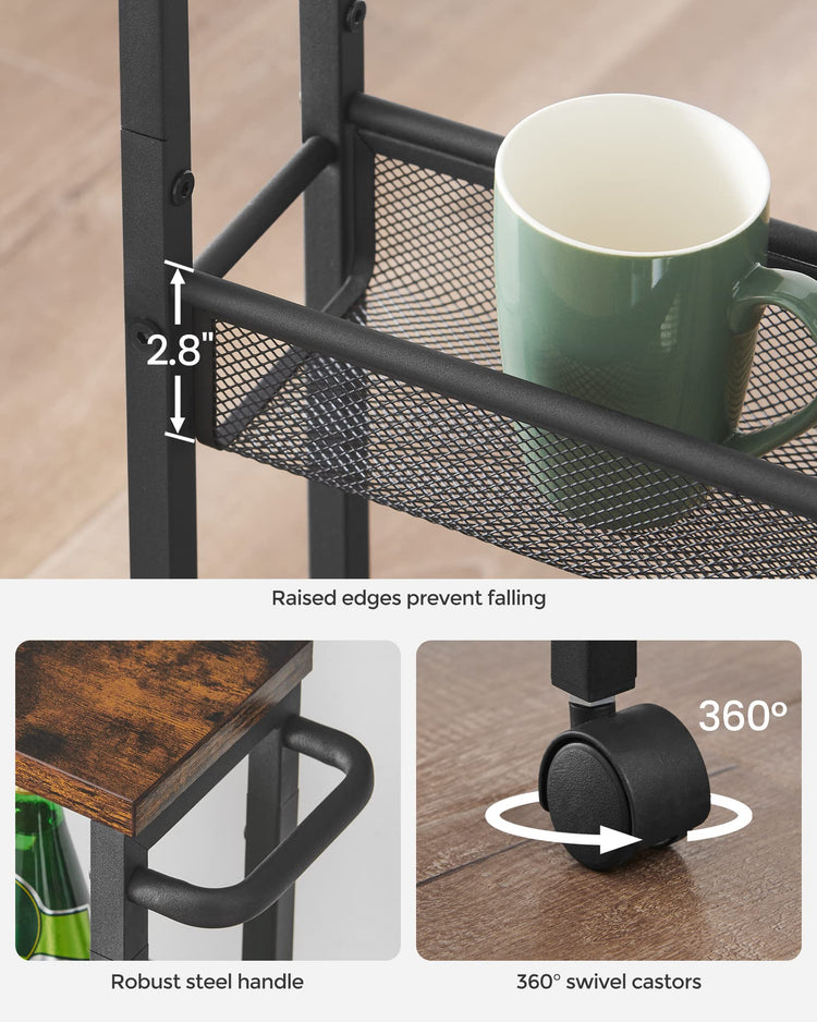 Slim Rolling Cart