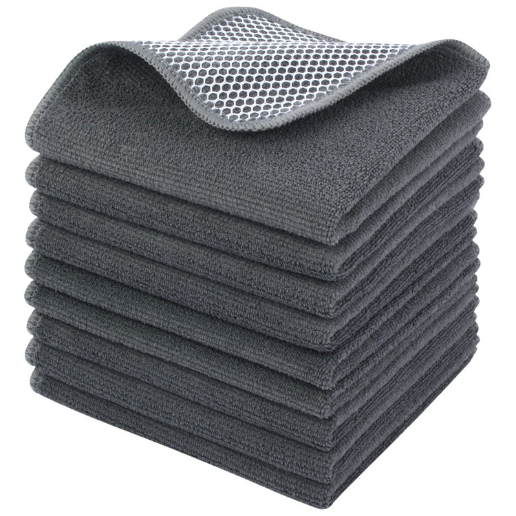 Dish Cloths for Washing Dishes with Scrub Side (9 Count)