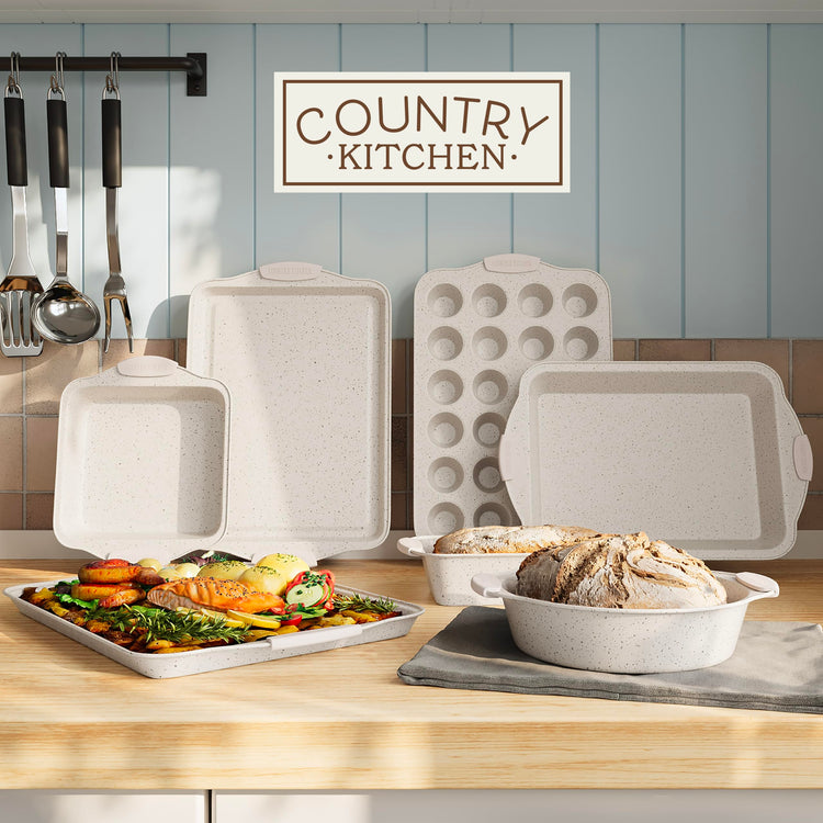 Nonstick Stackable Bakeware Set