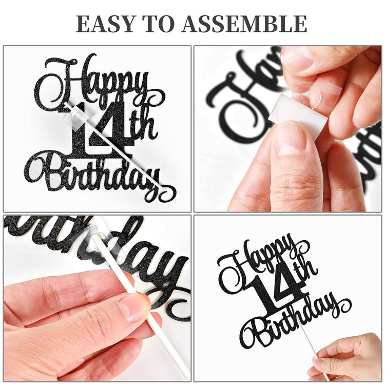 14th Birthday Cake Decorations