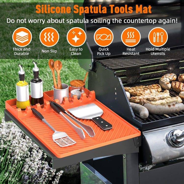 Silicone Grill Mat Compatible with Blackstone