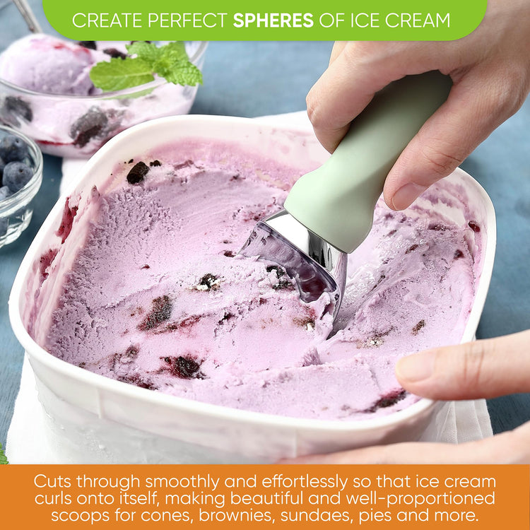 Heavy Duty Metal Ice Cream Scoop w