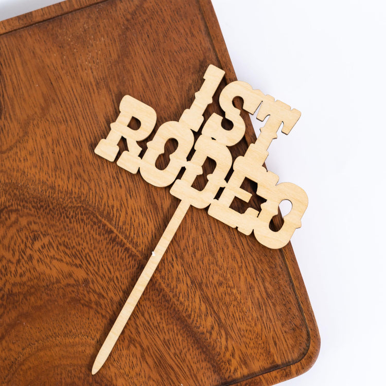 My First Rodeo Cake Topper