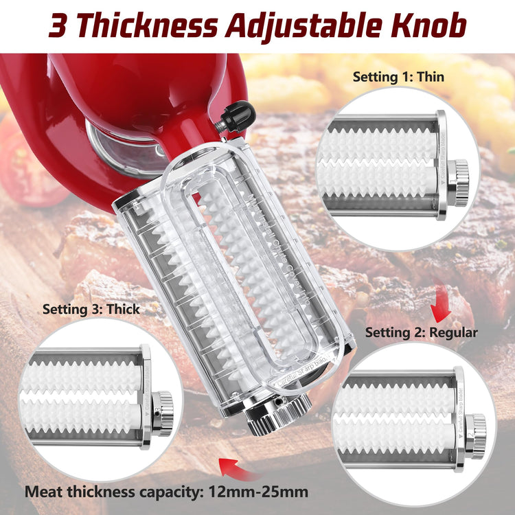Meat Tenderizer Attachment for Kitchenaid Stand Mixers