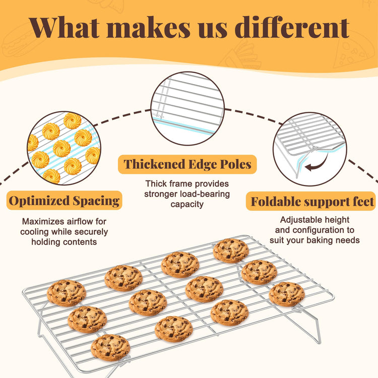 Cooling Racks for Cooking and Baking