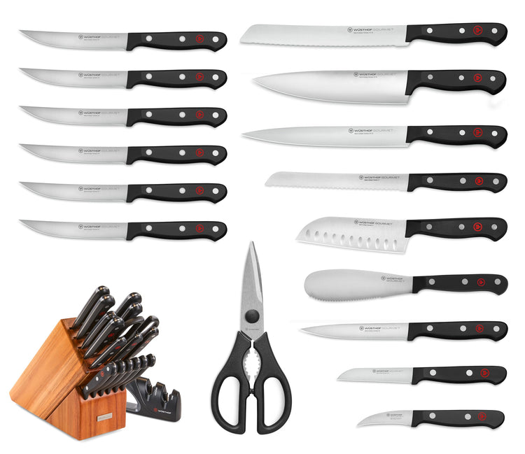Gourmet 18 Piece Specialty Knife Block Set (18 Count)
