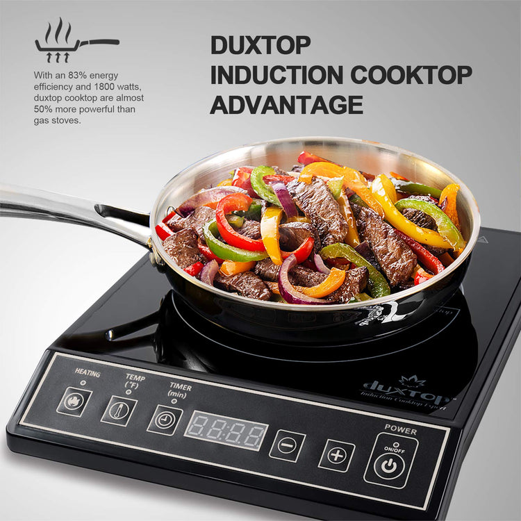 1800W Portable Induction Cooktop Countertop Burner