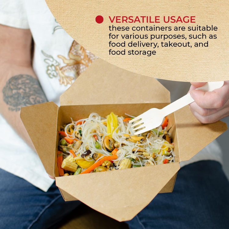 Chinese Takeout Storage Containers (60 Count)