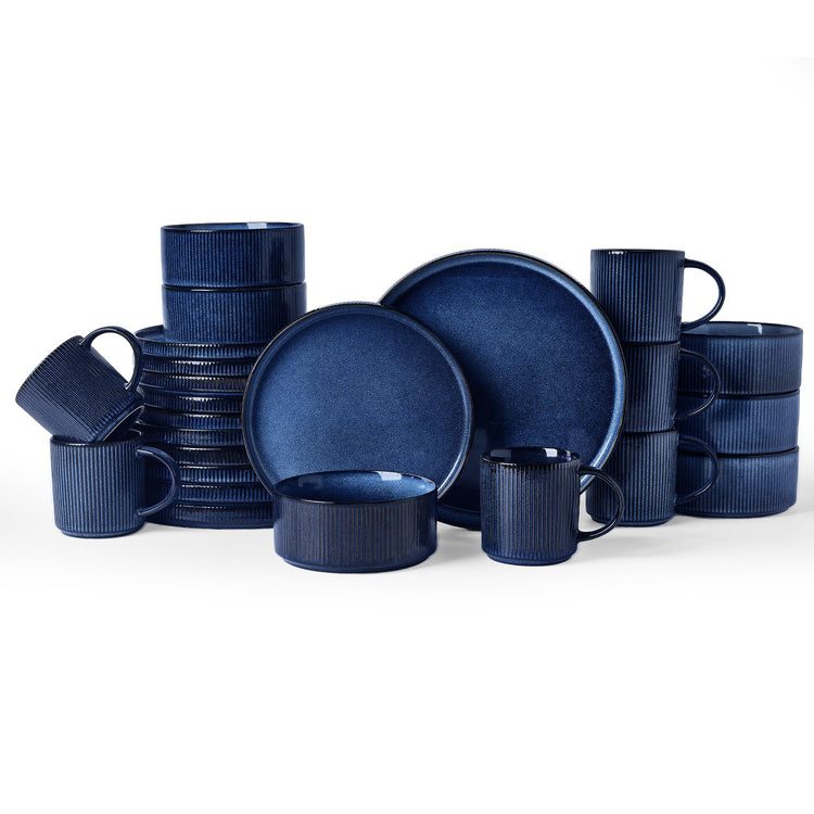 Star Dinnerware Sets with Mugs (24 Count)