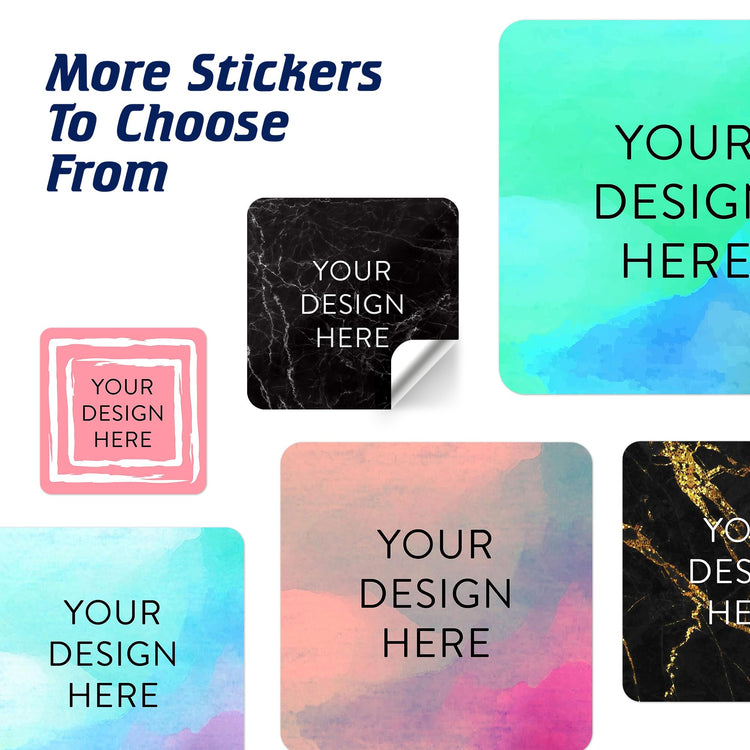 Custom Vinyl Stickers Your Image (100 Count)
