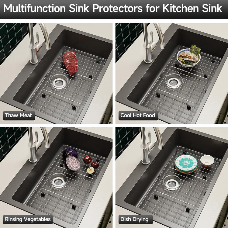 28-3/8" x 14-3/16" Stainless Steel Sink Grid, Sink Grate for Bottom