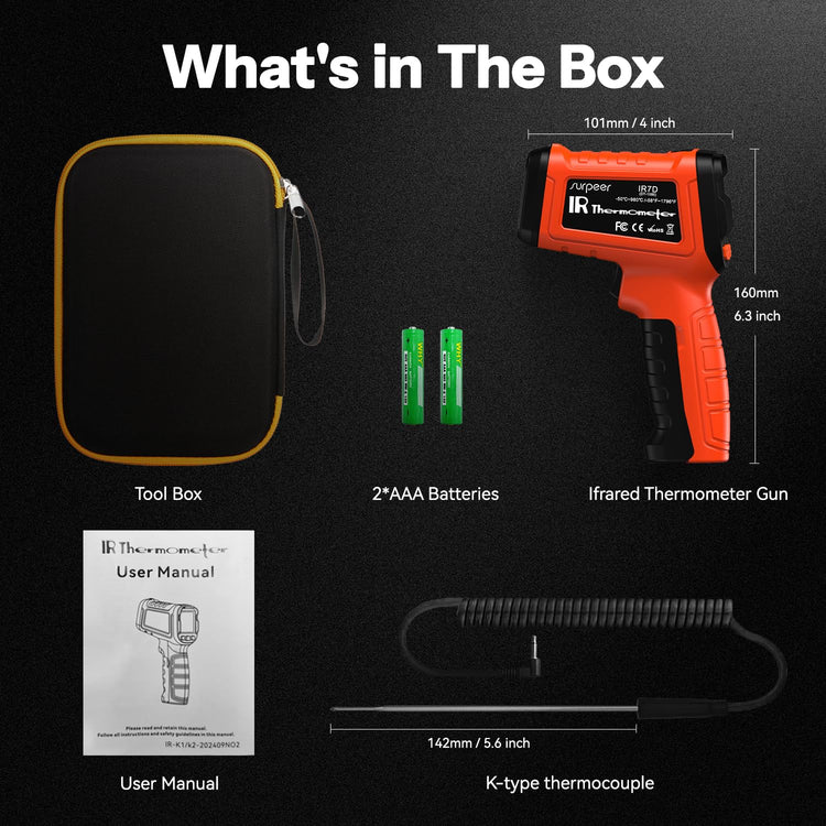 Infrared Thermometer Temperature Gun