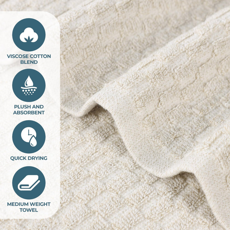 Juno Viscose Cotton Blend Medium Weight Towels