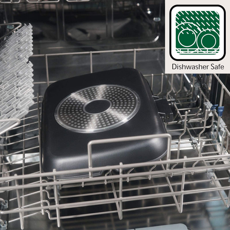 Grill Pan with Folding Handle