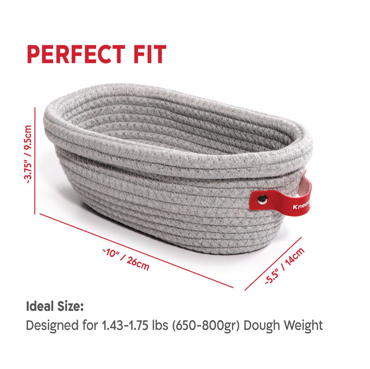 Cotton Rope Banneton Bread Proofing Basket Set (2 Count)