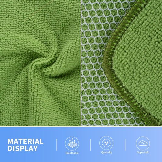 Dish Cloths for Washing Dishes with Scrub Side (9 Count)