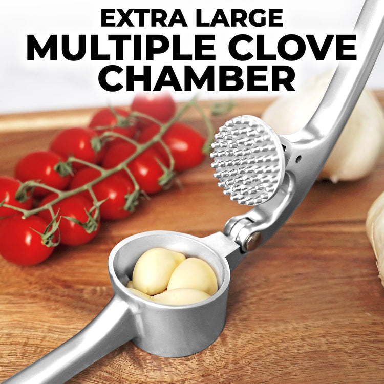 Large Premium Garlic Press Set
