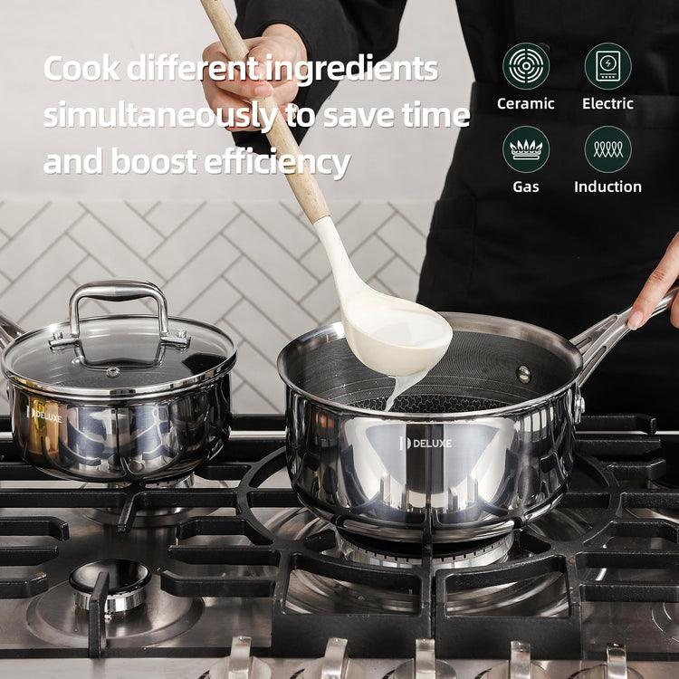 Hybrid Ceramic Nonstick 6 Pc Pot Set