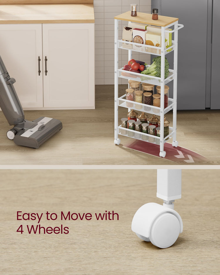 Slim Rolling Cart