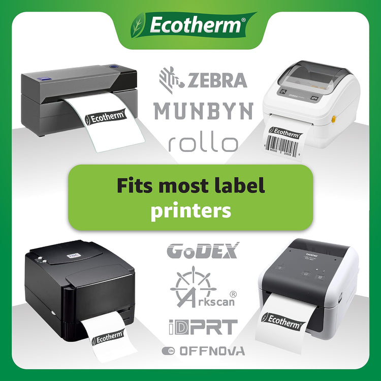 2.25" x 4" Thermal Labels (1440 Count)