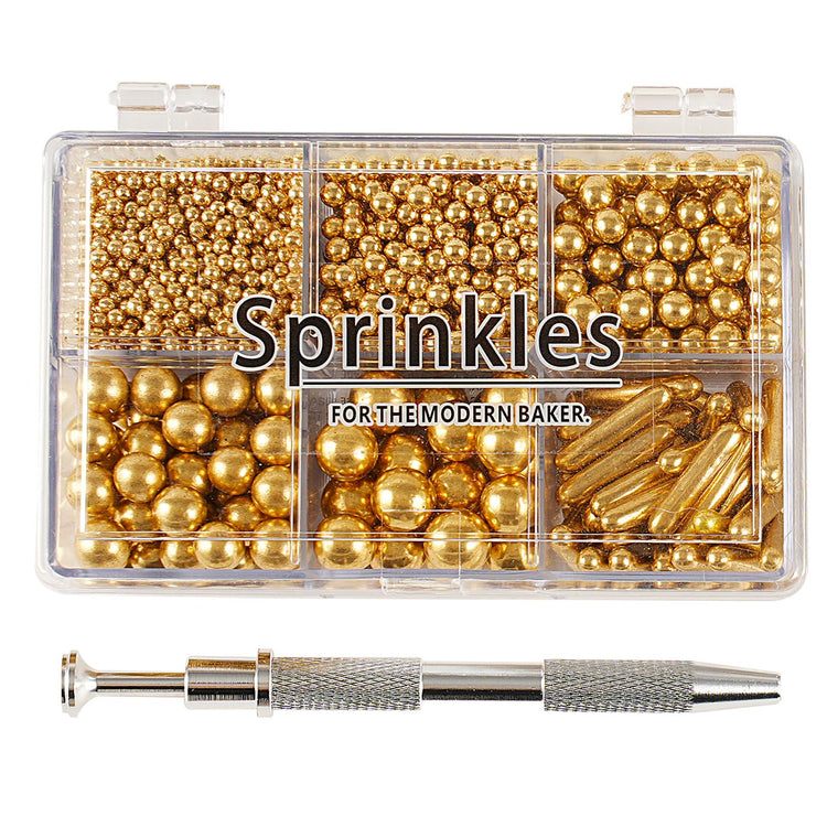 Gold Mix Sugar Sprinkles (4.16 Ounce)