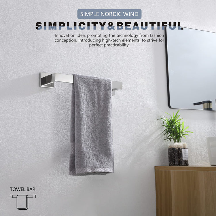 12 Inch Single Towel Bar