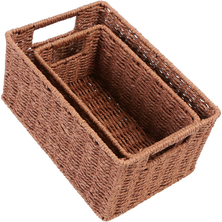 Woven Baskets for Storage (2 Count)